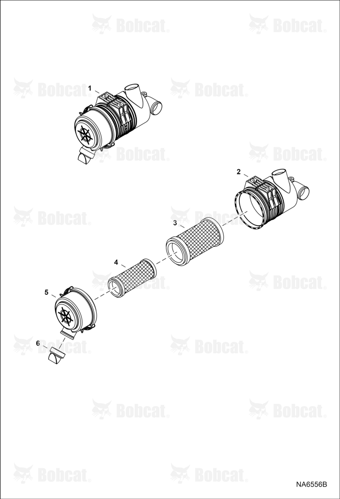 Air Cleaner (Blue) (Engine Serial # V2403-B******)