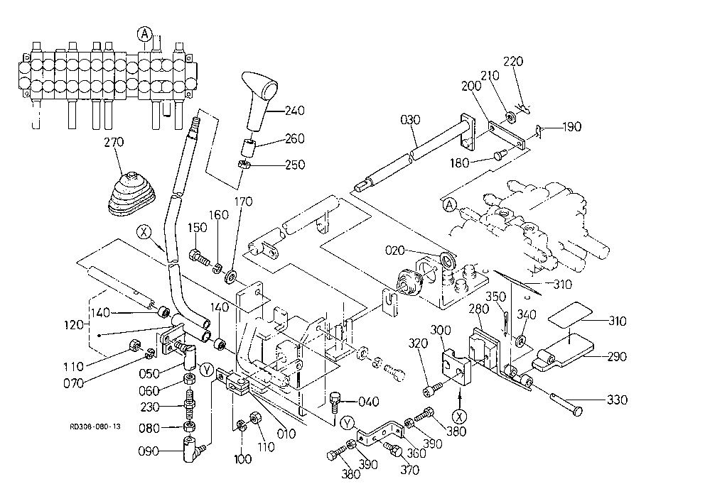 Control Lever (Travel Rh)