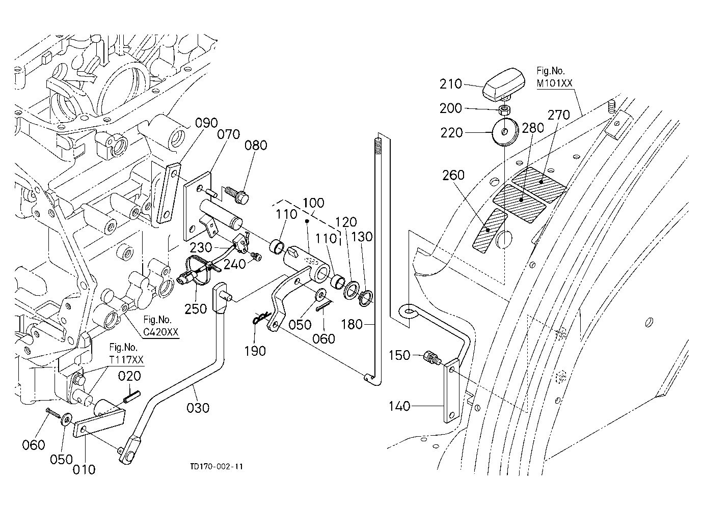 Mid Pto (Lever) (W/G No.L8338) [Option]