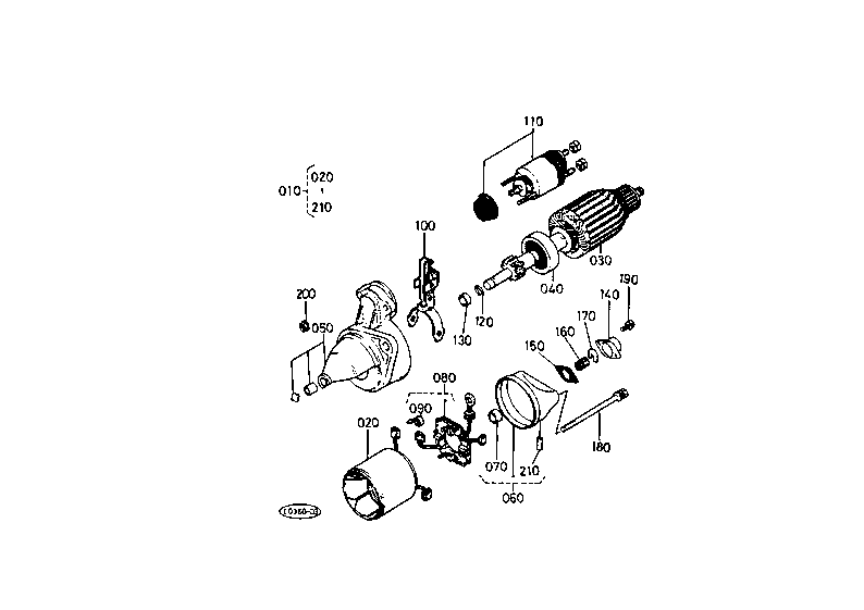 Starter [Component Parts](Not For Reman Unit)