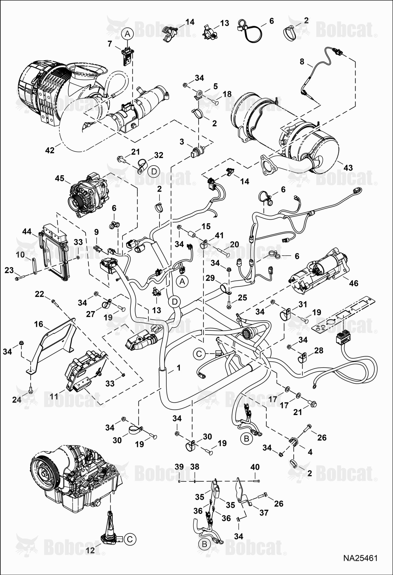 Engine Electrical Circuitry (Main Harness)