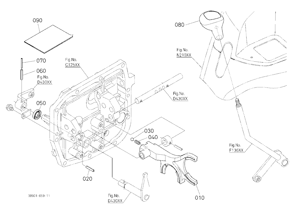 Creep Speed Kit (Shift Fork) (W/G No.M9131) [Optio
