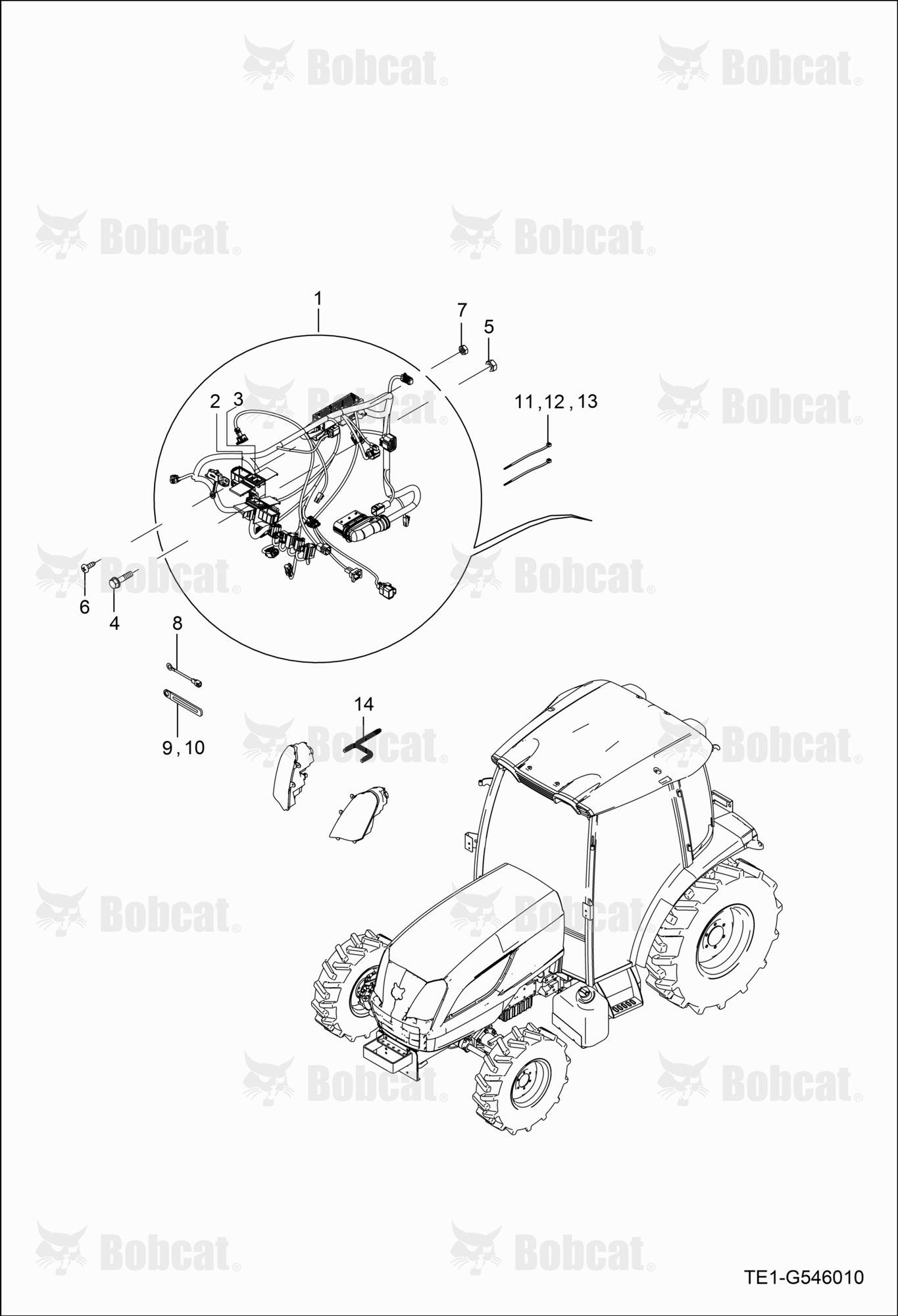 Bonnet Wire Harness Group (1)