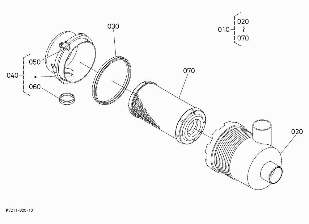 CVT AIR CLEANER [COMPONENT PARTS]