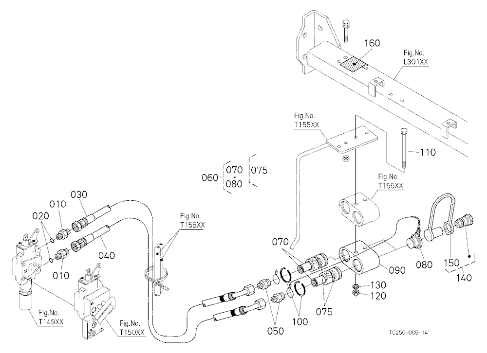 Auxiliary Control Valve Coupler (2Nd) (W/G No.Mx84