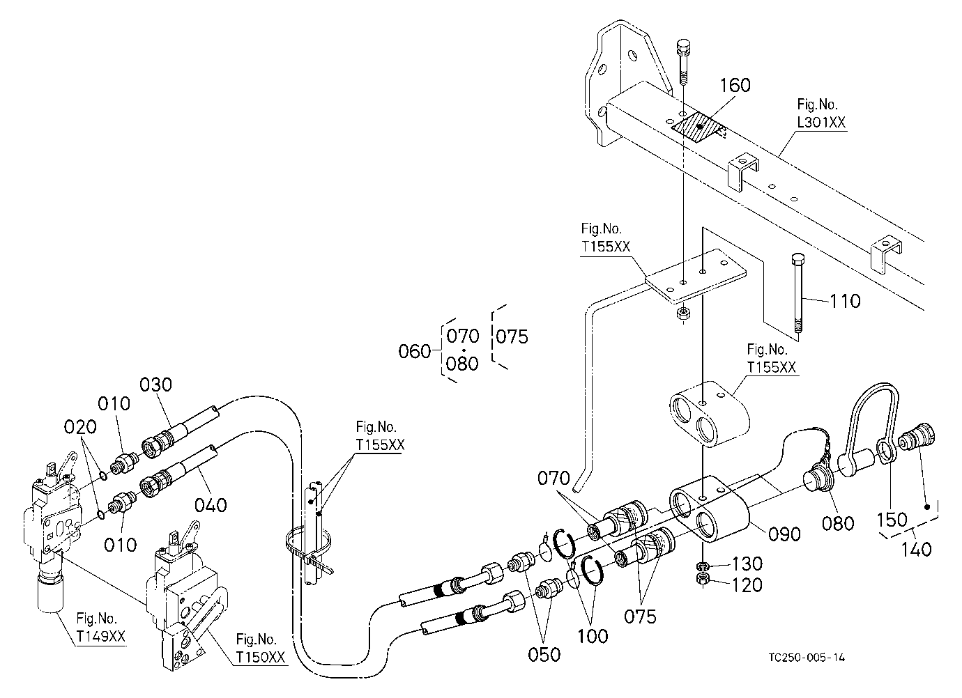 Auxiliary Control Valve Coupler (2Nd) (W/G No.Mx84