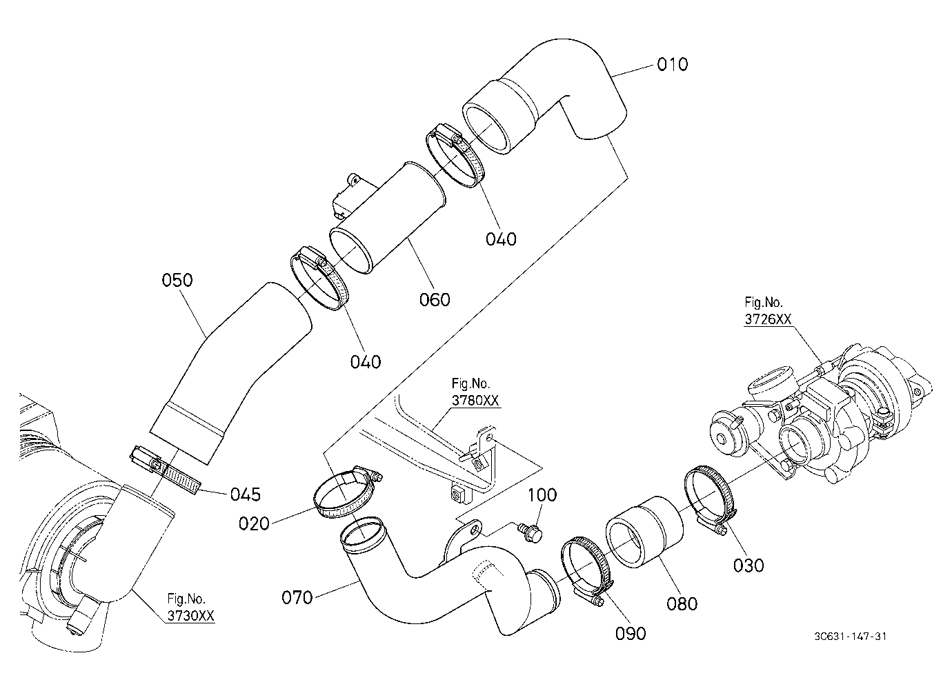 Inlet Pipe (Air Cleaner)