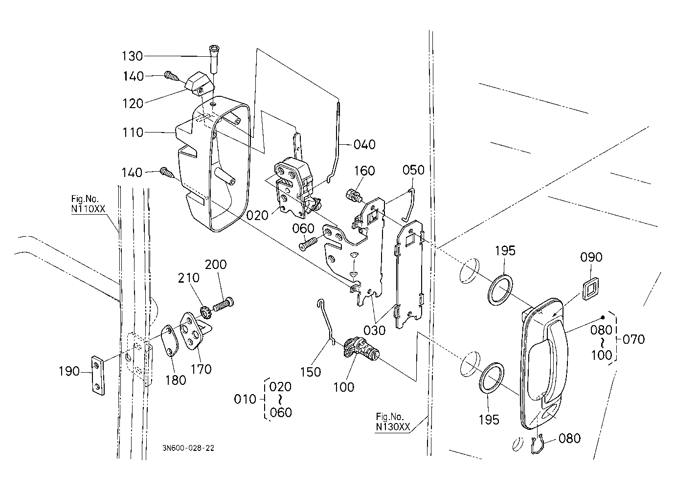 Door Lock Lh