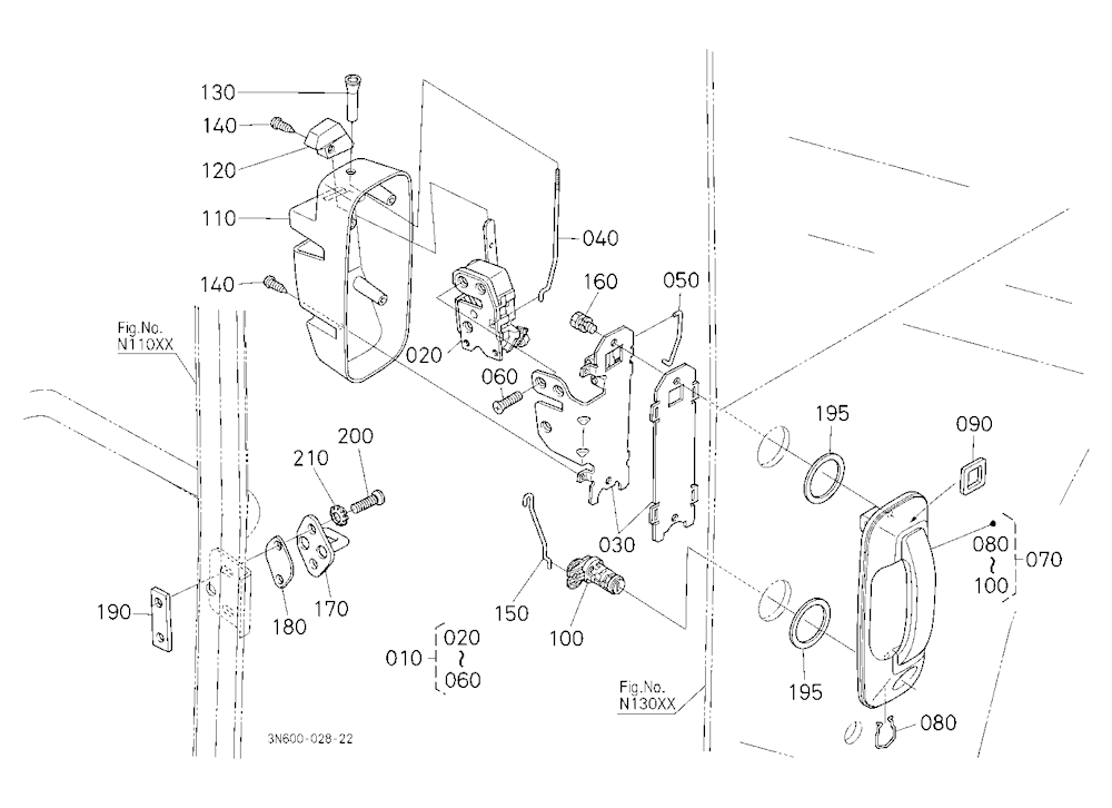 Door Lock Lh