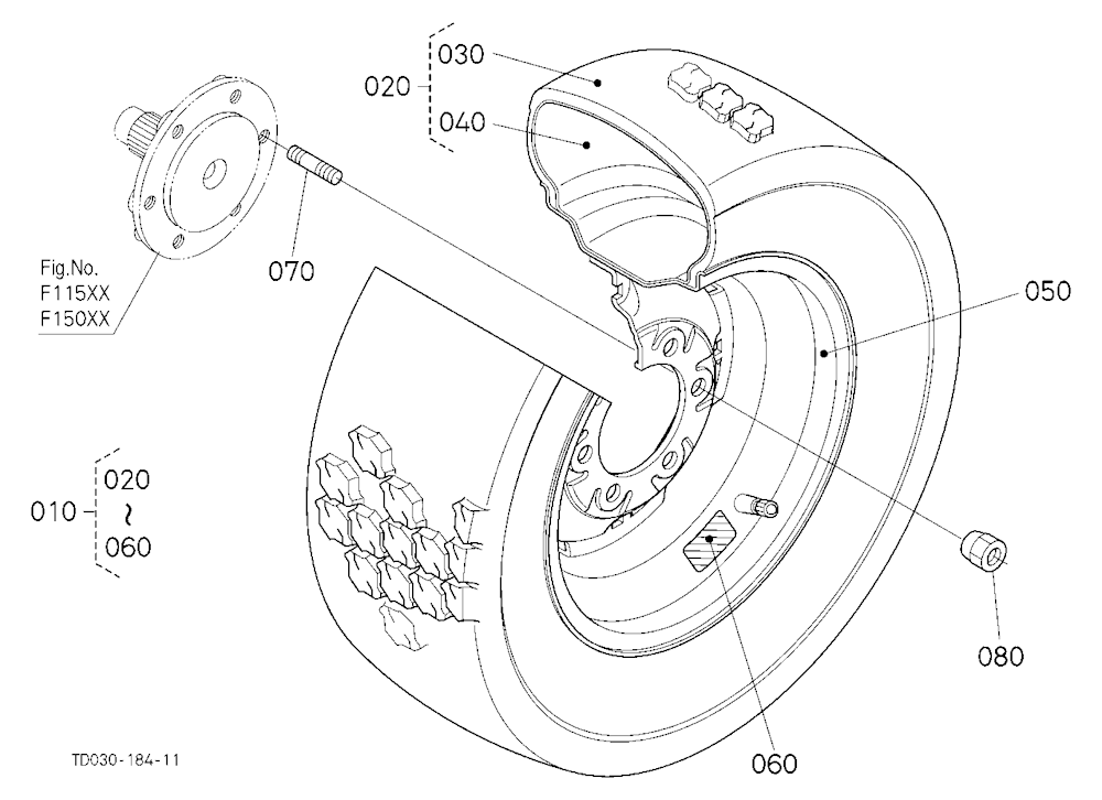 Front Wheel (27*10.50-15)