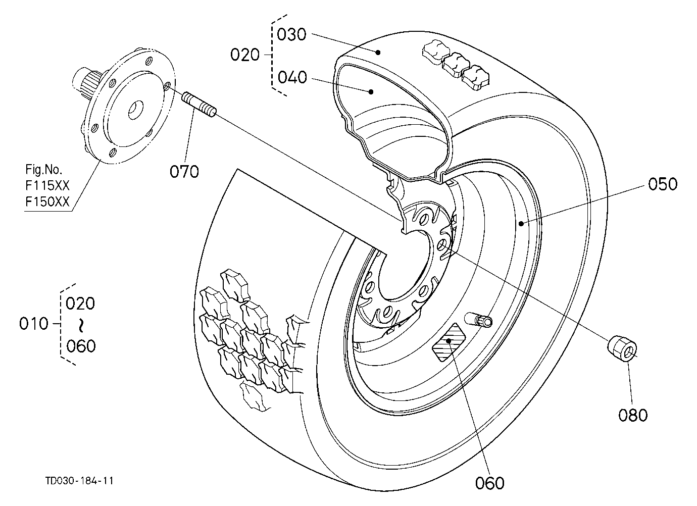Front Wheel (27*10.50-15)