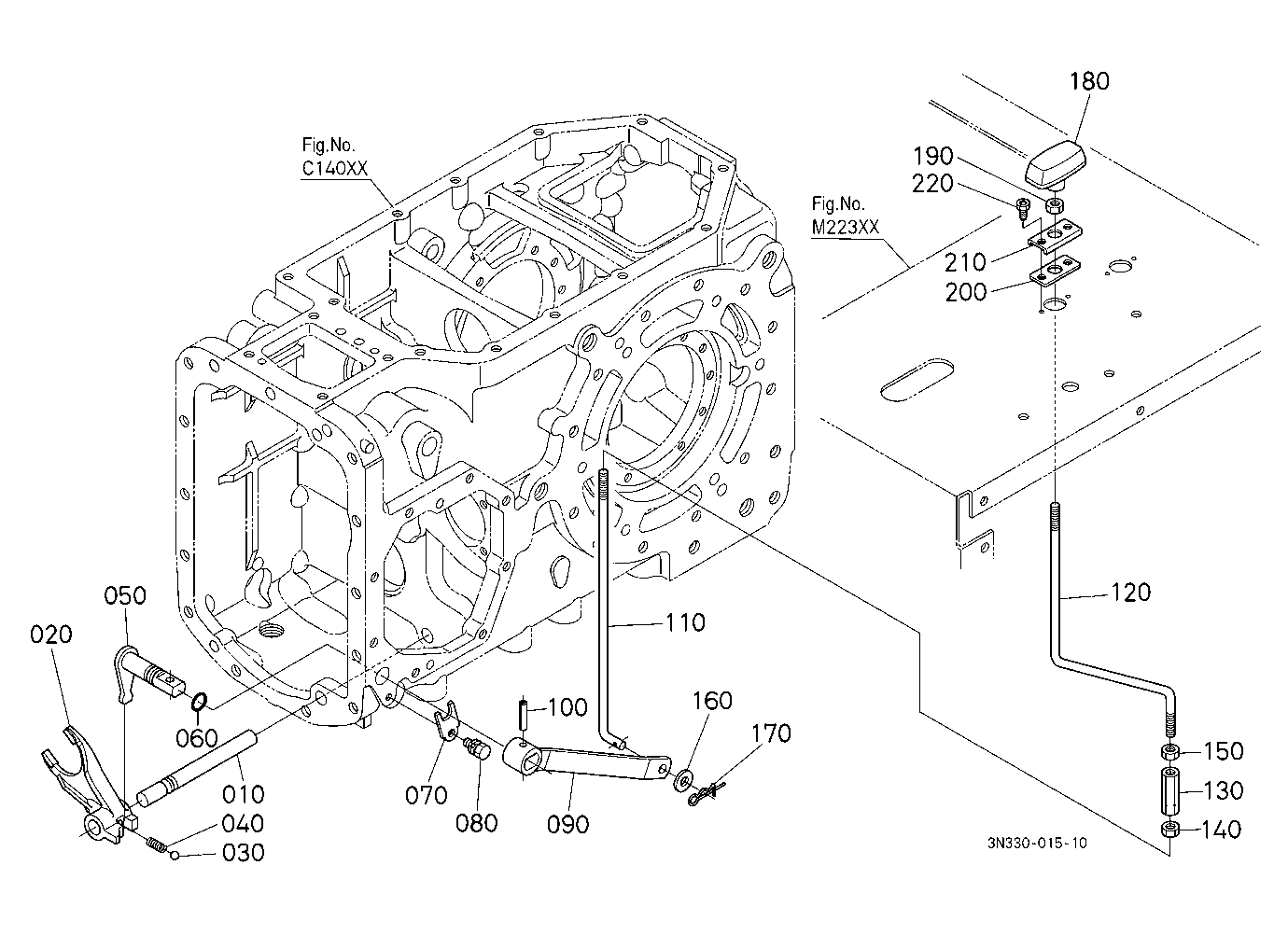 Front Wheel Drive Lever