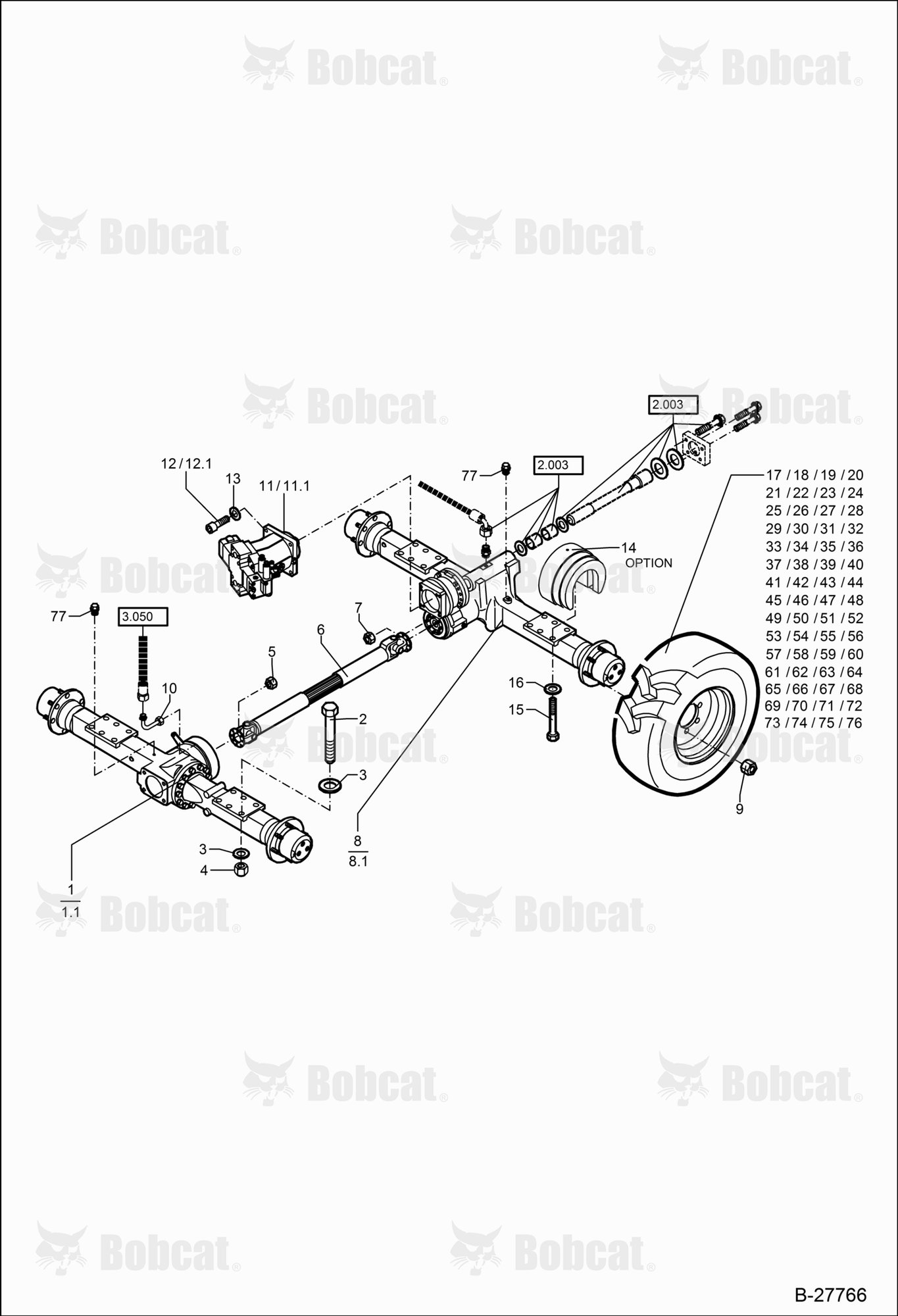 AXLE, Tires (Standard)