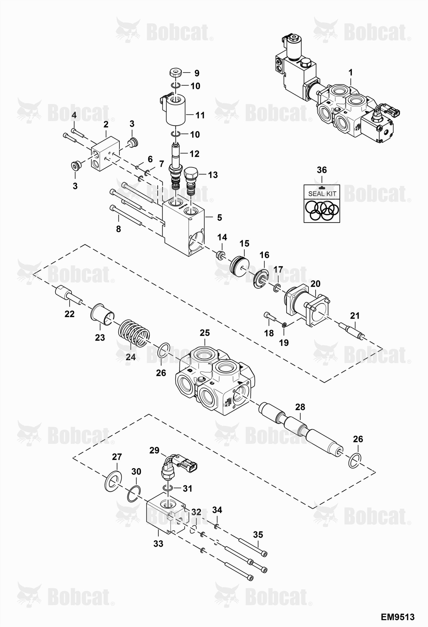 Rear Hydraulics (Diverter Valve)