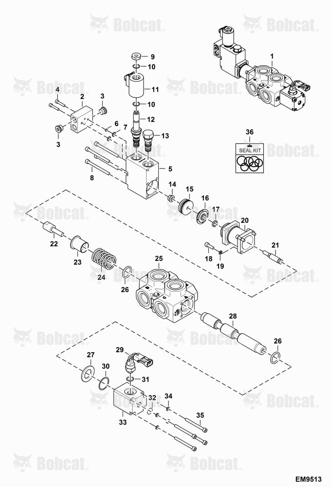 Rear Hydraulics (Diverter Valve)