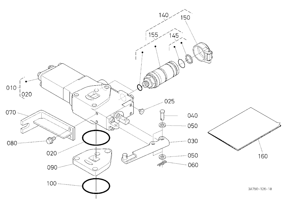 Auxiliary Control Valve Kit (Scd) (W/G No.M9517A)