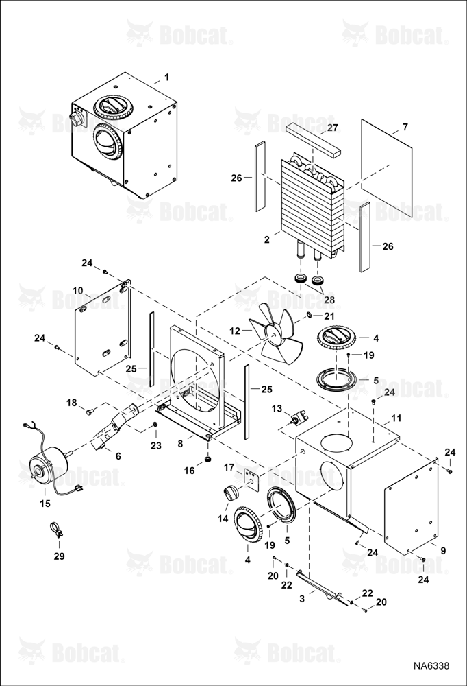 Heater ASSY (W/Rear Corner Windows)