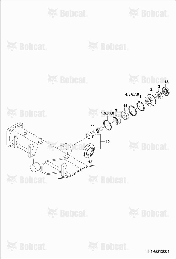 Bevel Pinion Shaft Group