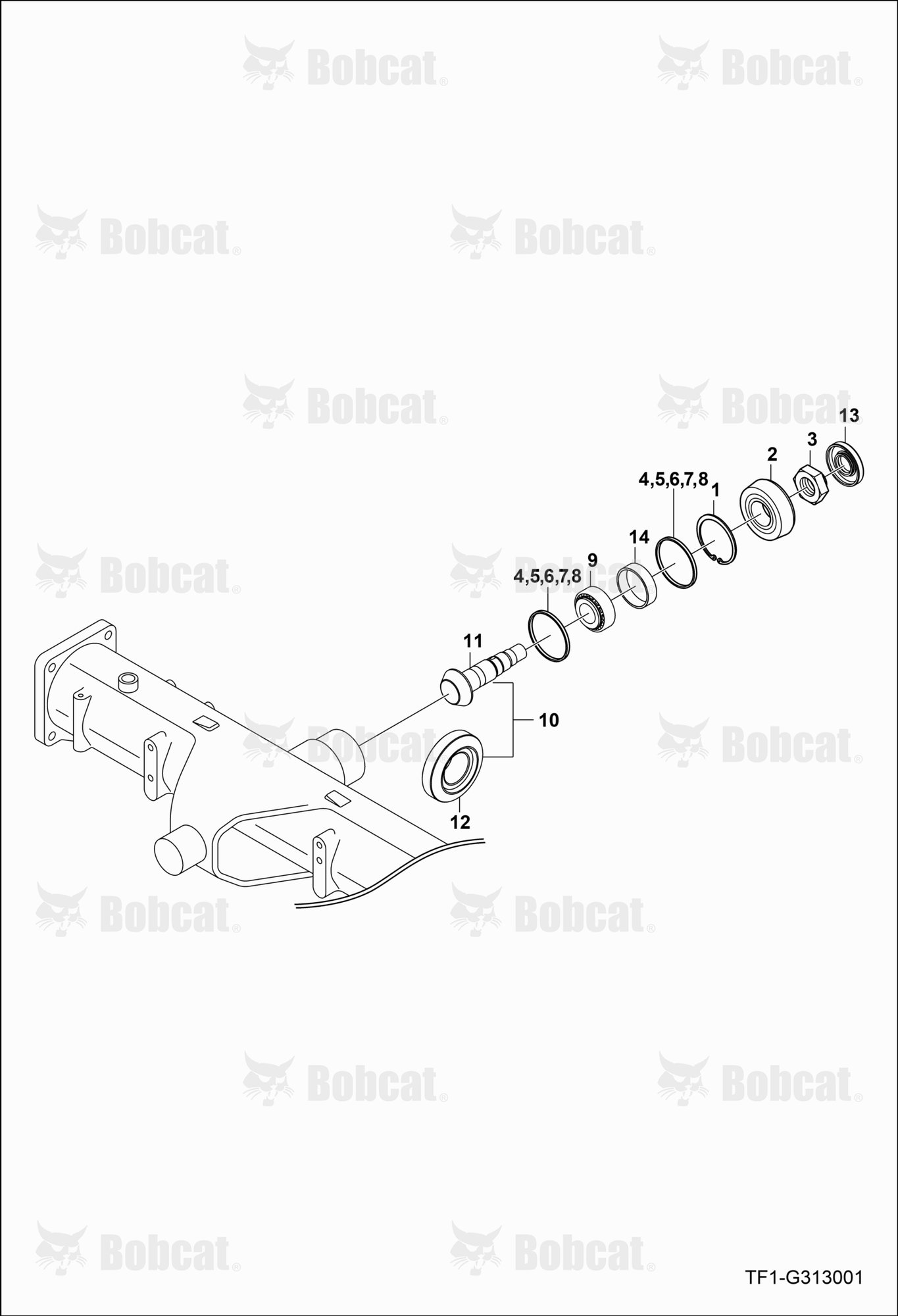 Bevel Pinion Shaft Group