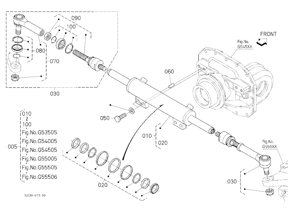 Tie Rod/Steering Cylinder [Front Axle Component] [