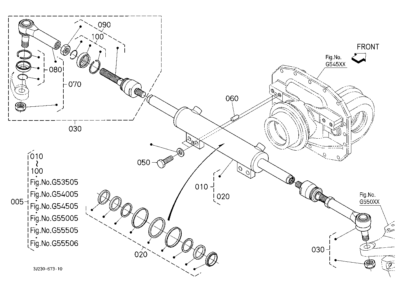 Tie Rod/Steering Cylinder [Front Axle Component] [