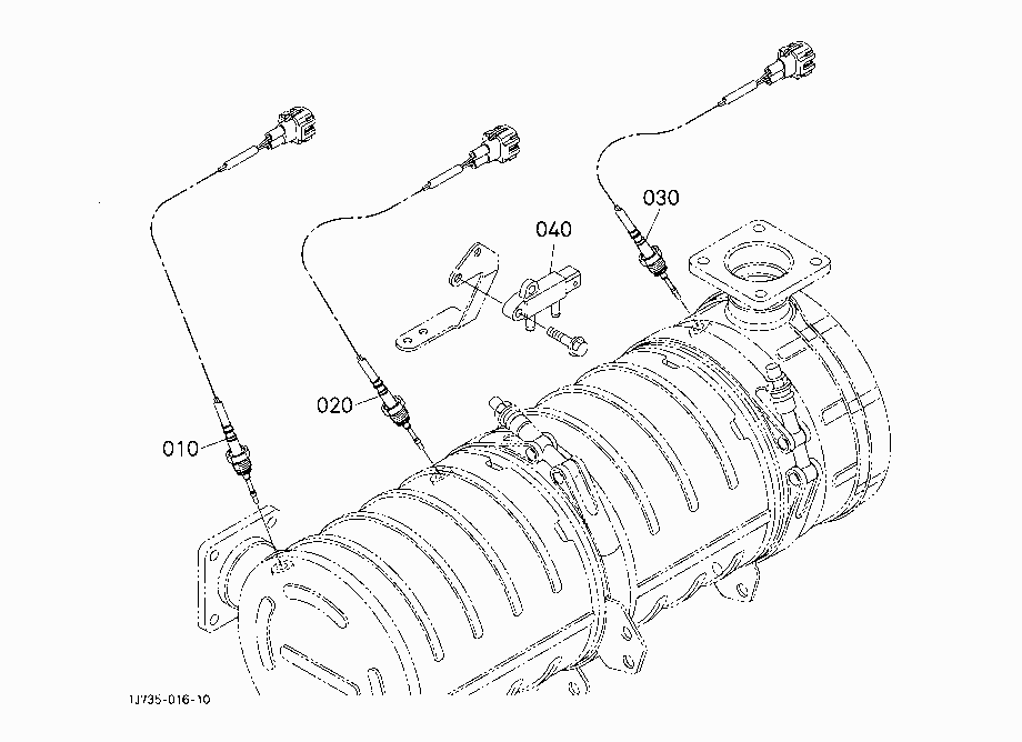 DIESEL PARTICULATE FILTER MUFFLER SENSOR