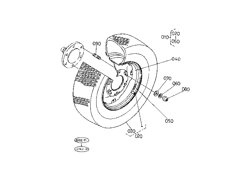 Front Wheel (25X8.50-14 Nhs) [A]