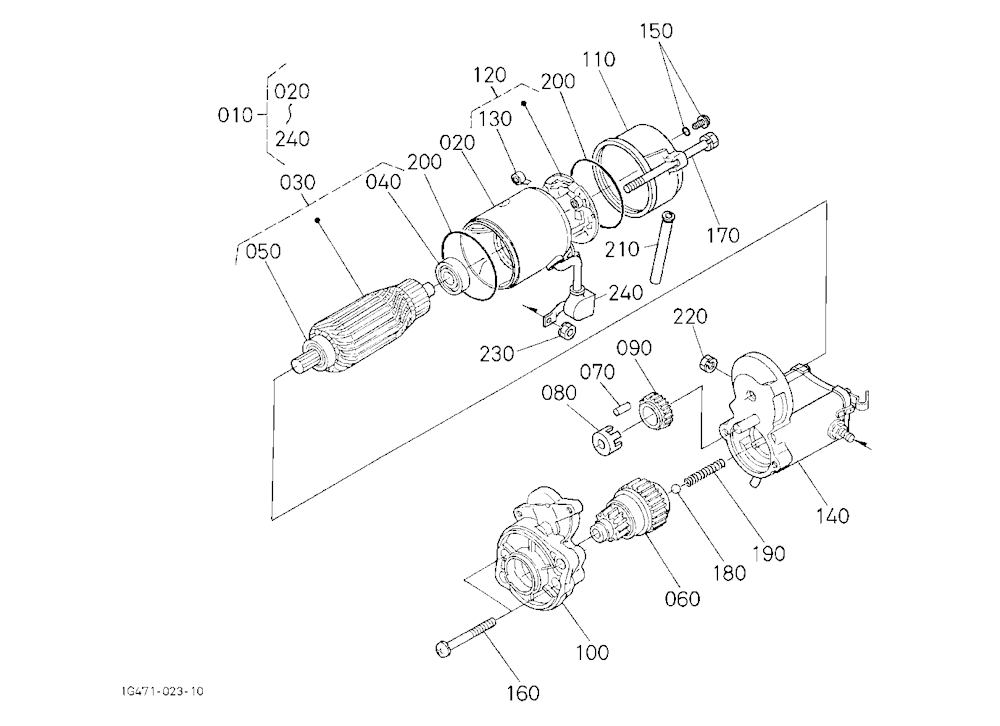 Starter [Component Parts](Not For Reman Unit)