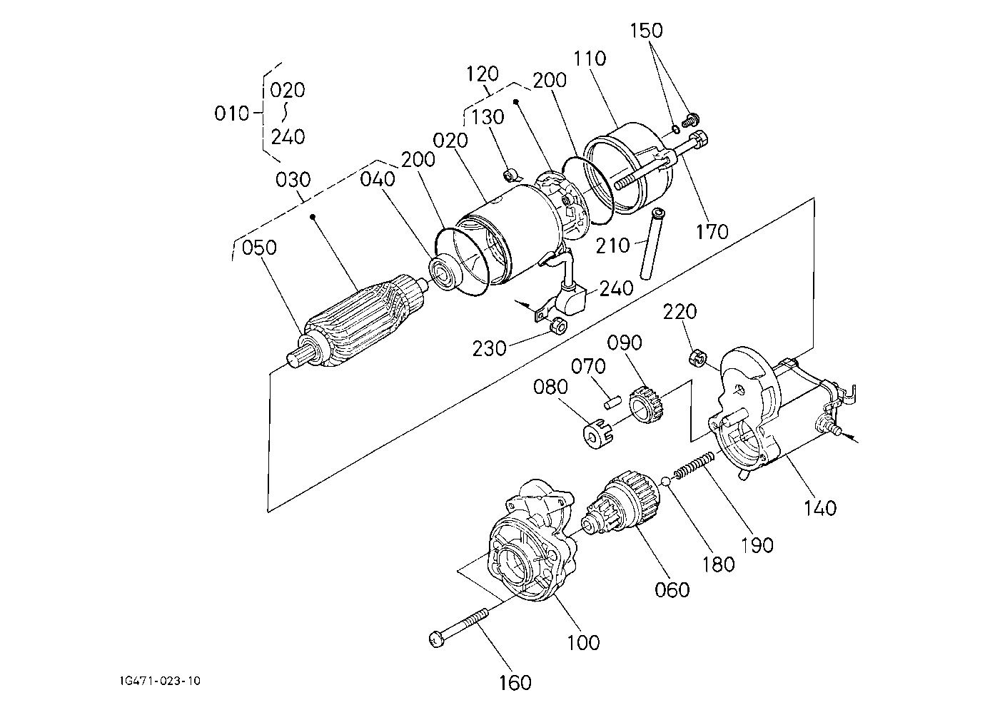 Starter [Component Parts](Not For Reman Unit)