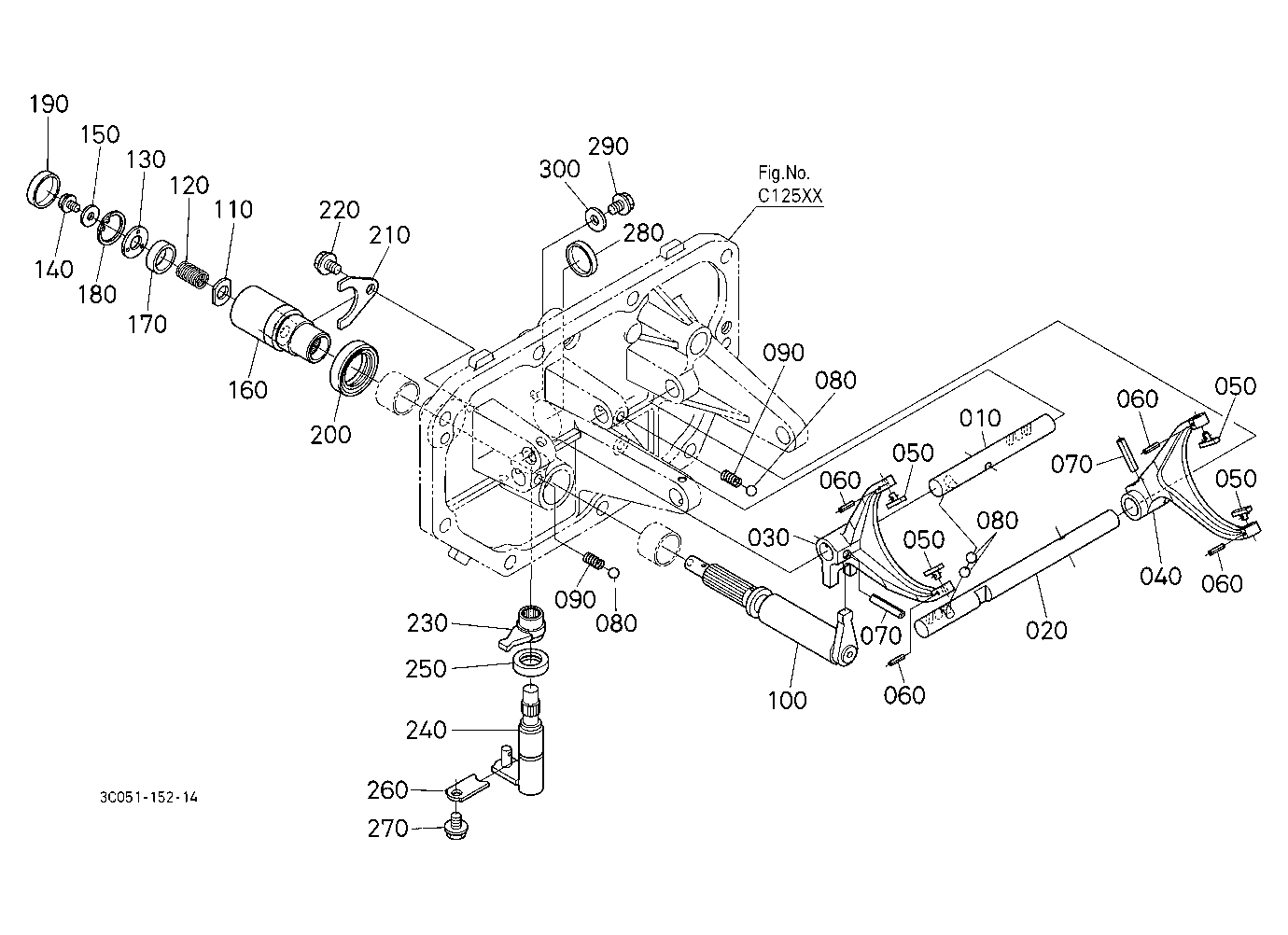 Main Gear Shift Fork