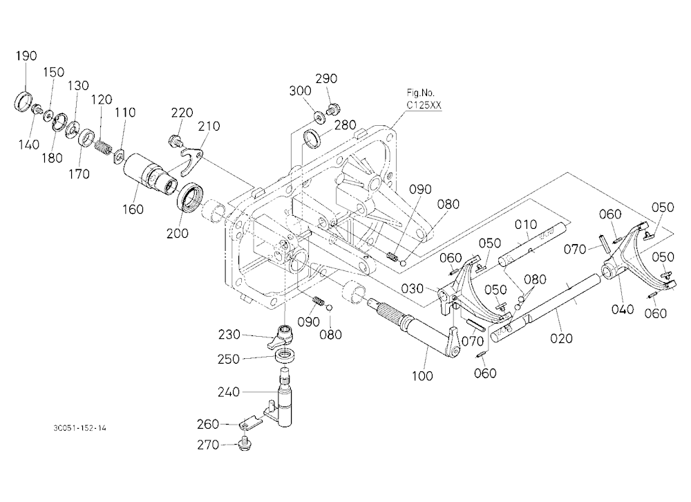 Main Gear Shift Fork