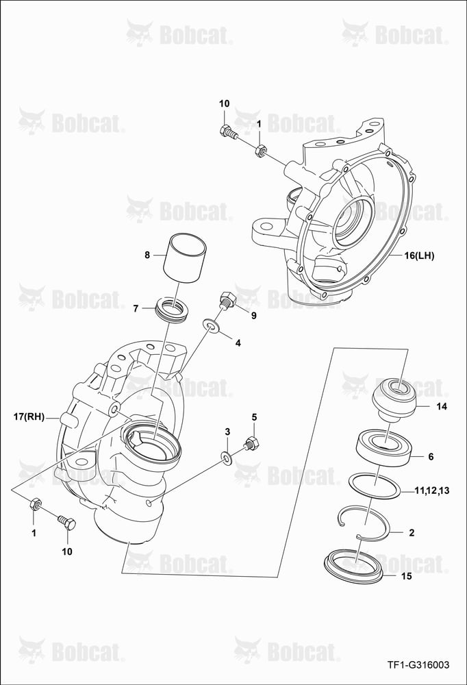 Front Axle Case Group