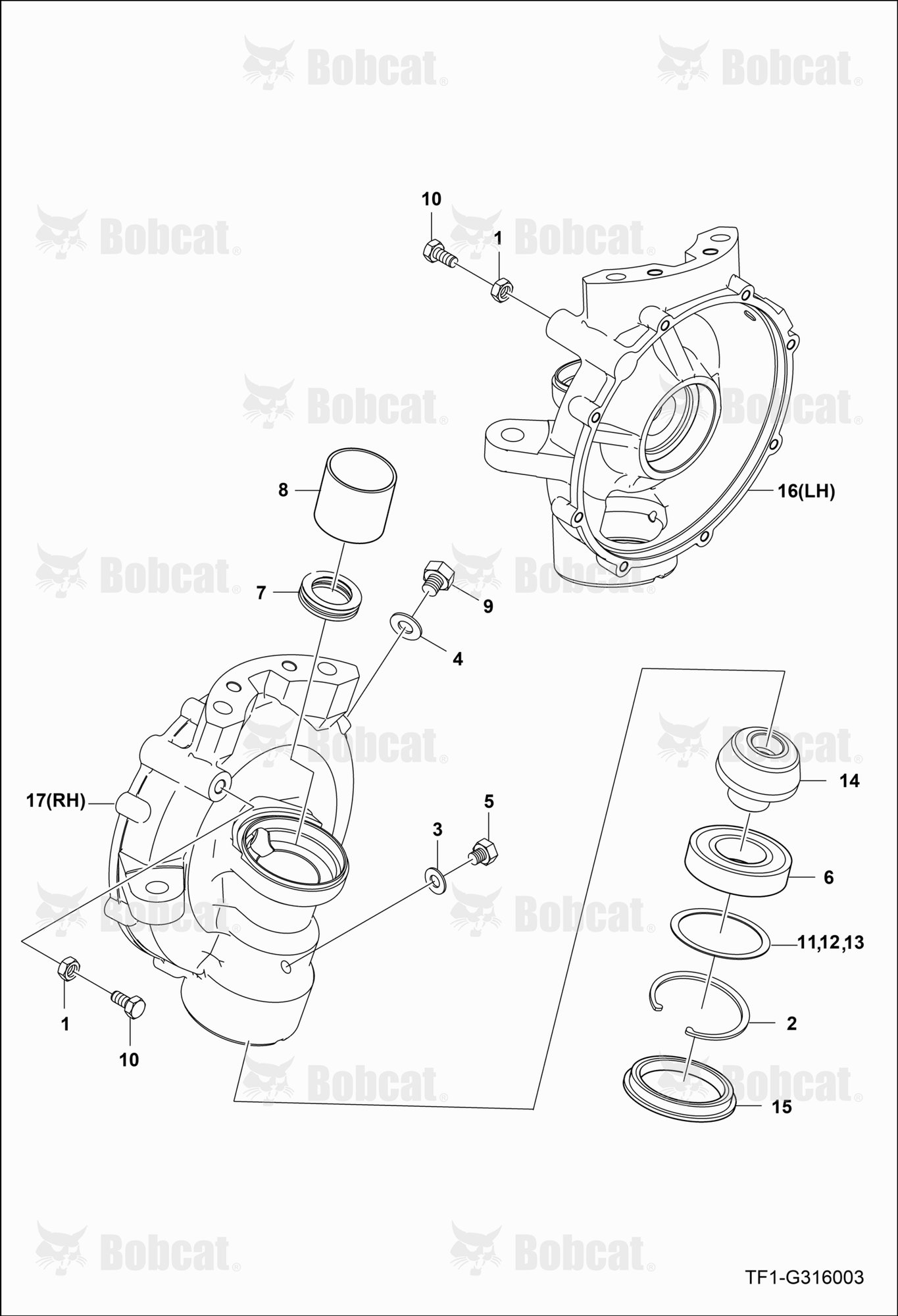 Front Axle Case Group