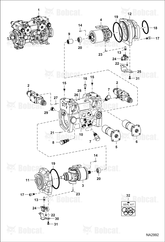 Hydrostatic Pump (Selectable Joystick Controls) (R902103468)