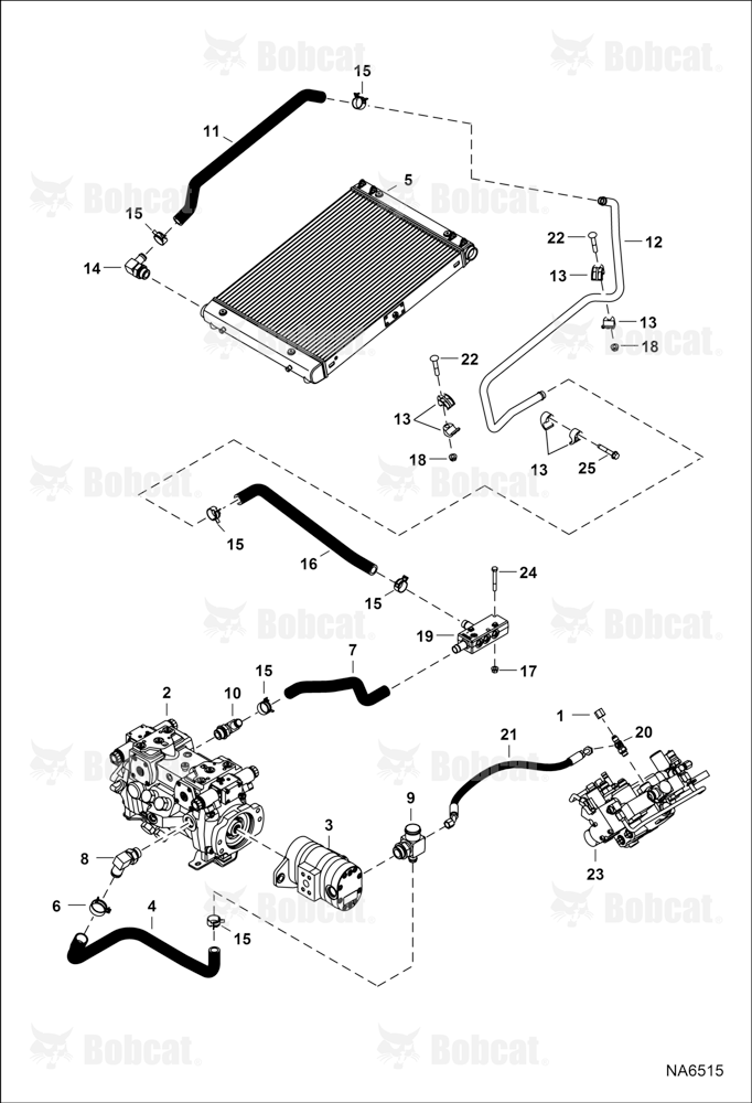 Hydrostatic Circuitry (Cooler)