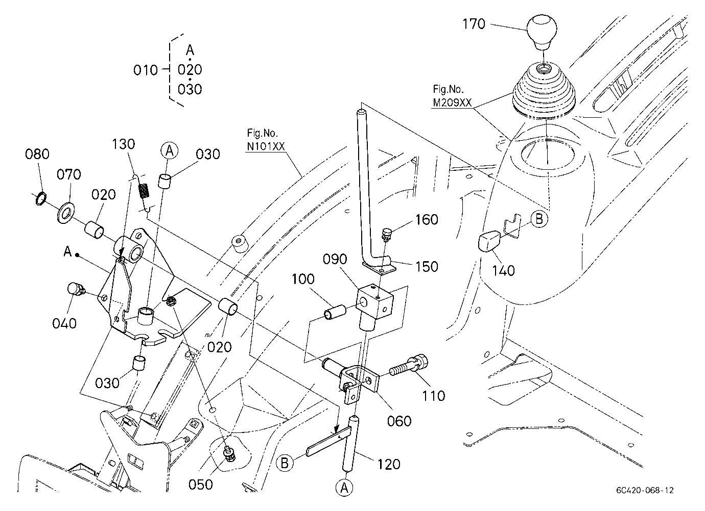 Loader Valve Lever