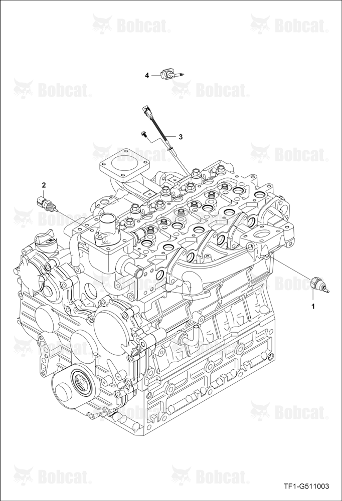Engine Electrical Group (Temperature, Oil Sensor)