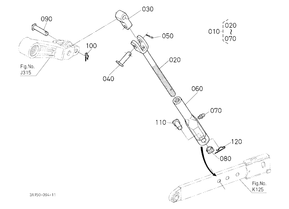 Lift Rod Lh