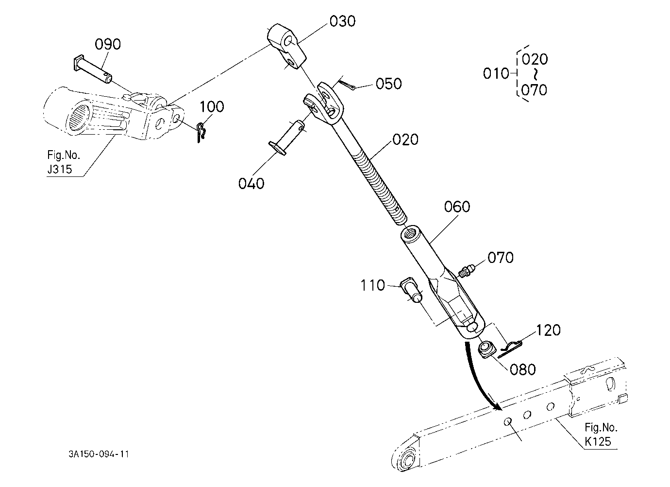 Swinging Drawbar [Cab Type]