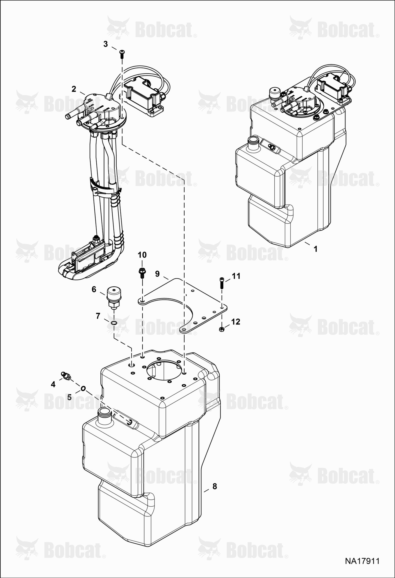 Engine & Attaching Parts (SCR System) (Tank)