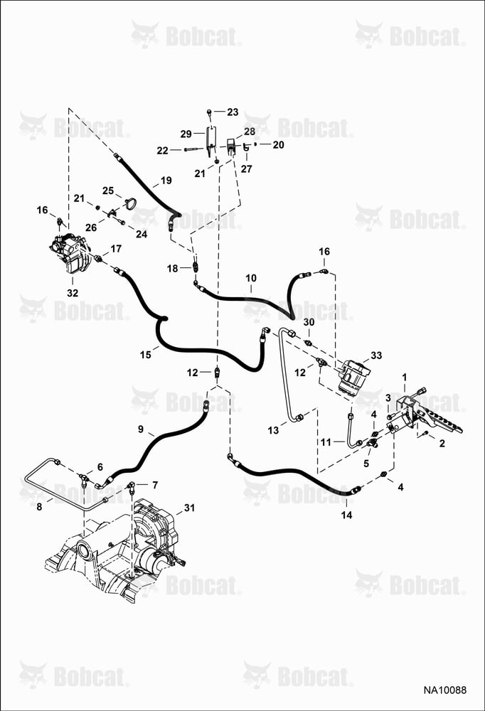 Hydraulic Circuitry (Service Brake)