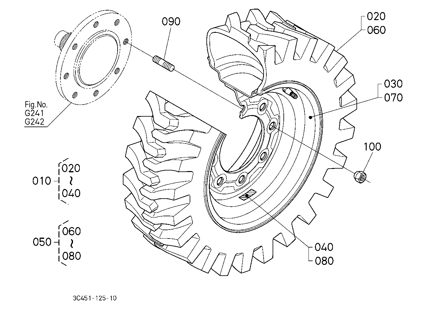 Front Wheel (27*8.50-15Nhs R4)