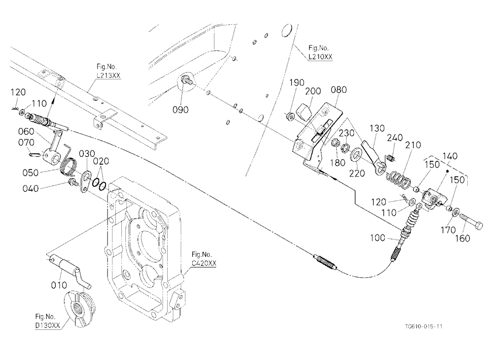 Pto Clutch Control Lever