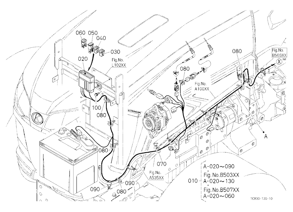 Electrical Wiring (Front Lh)