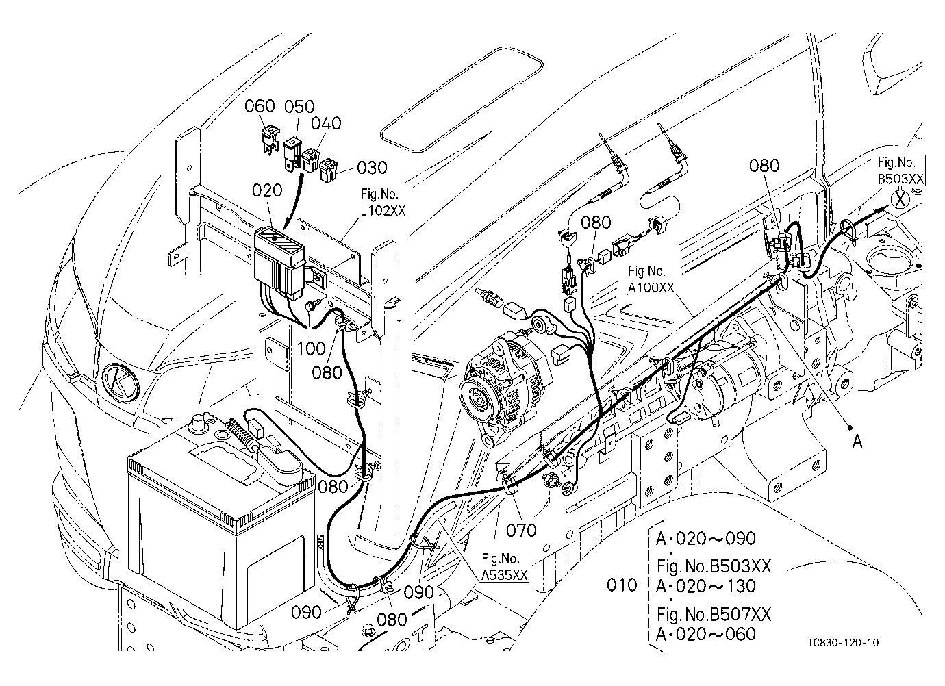 Electrical Wiring (Front Lh)