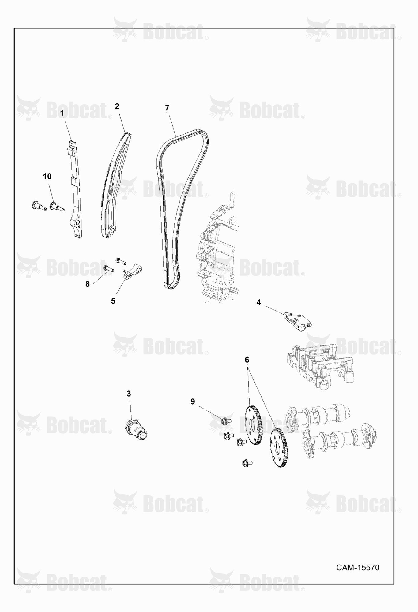 ENGINE, CAM Chain & Sprocket