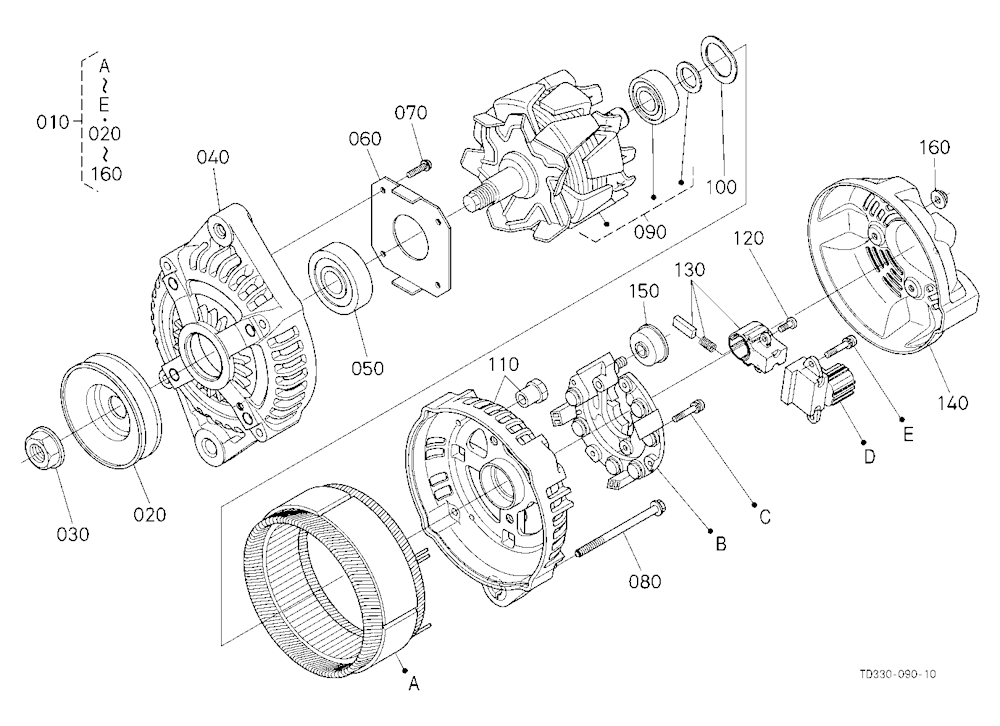 Alternator Kit (Alternator) [Component Parts] (W/G