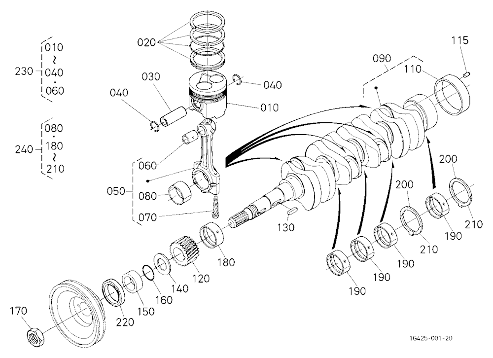 Piston And Crankshaft