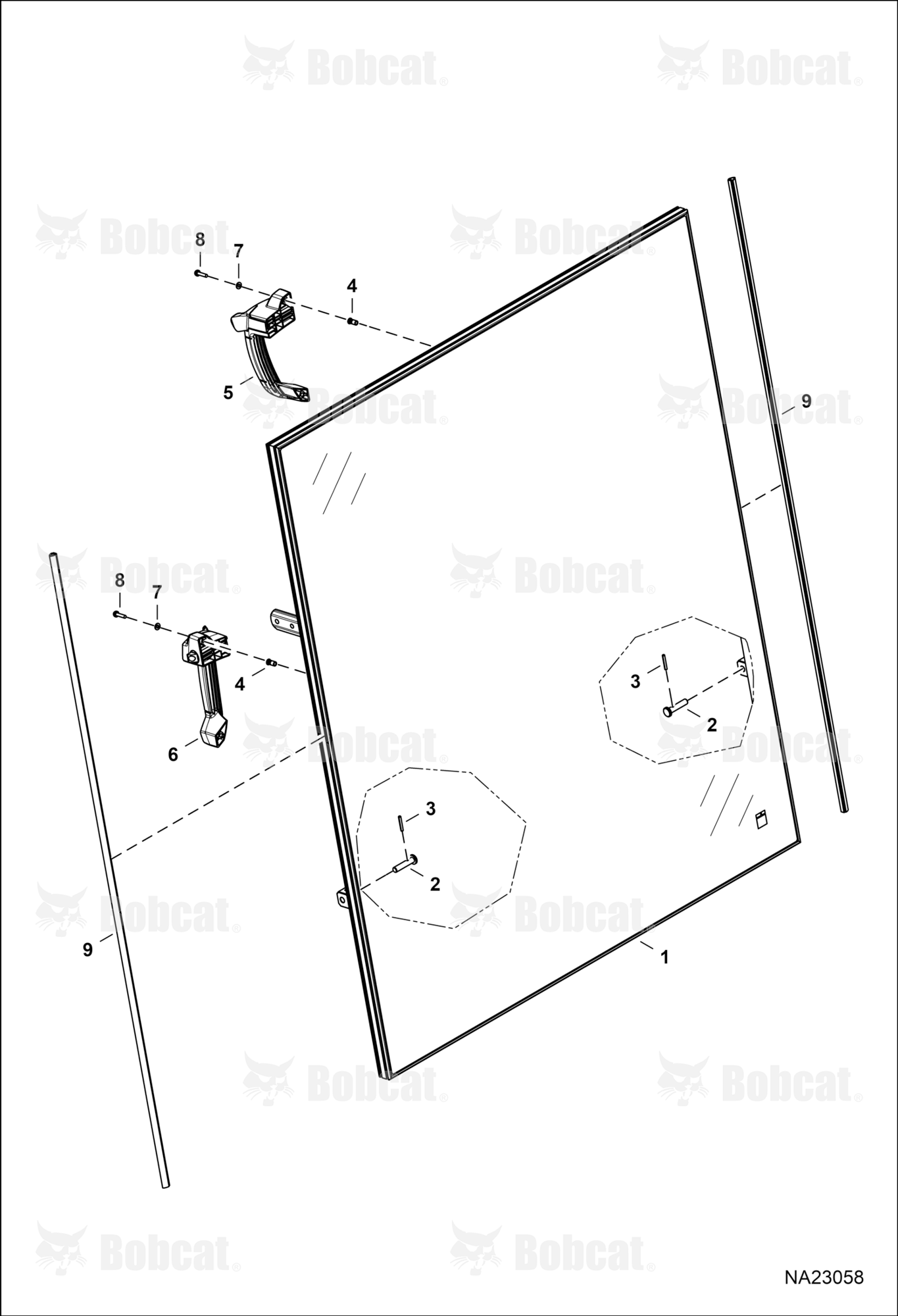 Operator CAB (Rear Window Assembly)