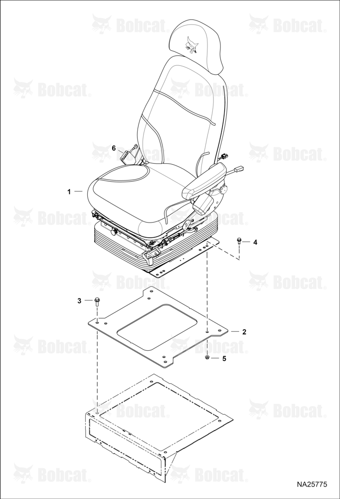 Seat (Suspension) (Cloth) (Heated)